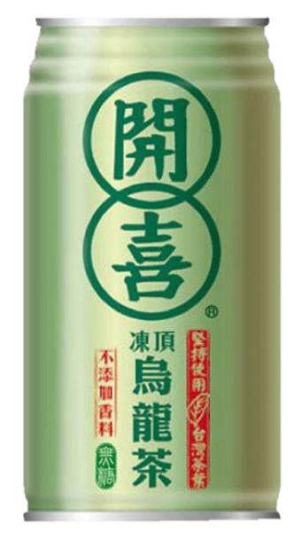 開喜無糖烏龍茶(340ml*24罐/箱)