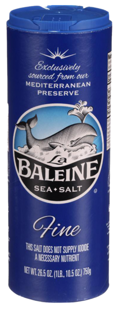 LA BALEINE 鯨魚牌細海鹽FINE SEA SALT*750G