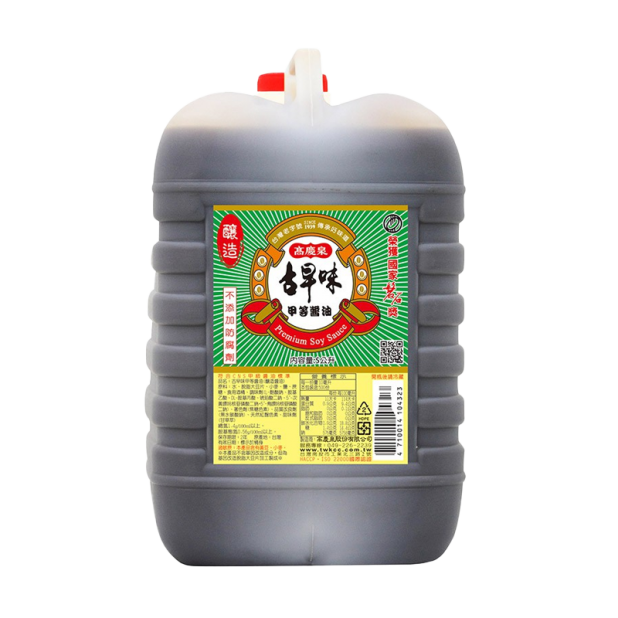 高慶泉古早味甲等醬油(5L/桶)